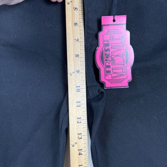 NWT Trash And Vaudeville Dream Bootcut Jeans Women’s 27/5 Black Stretch Denim - Picture 10 of 16